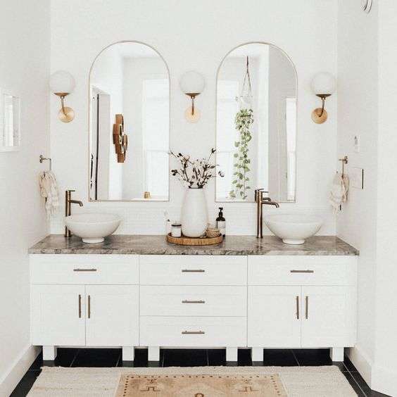 Bathroom design: the height=