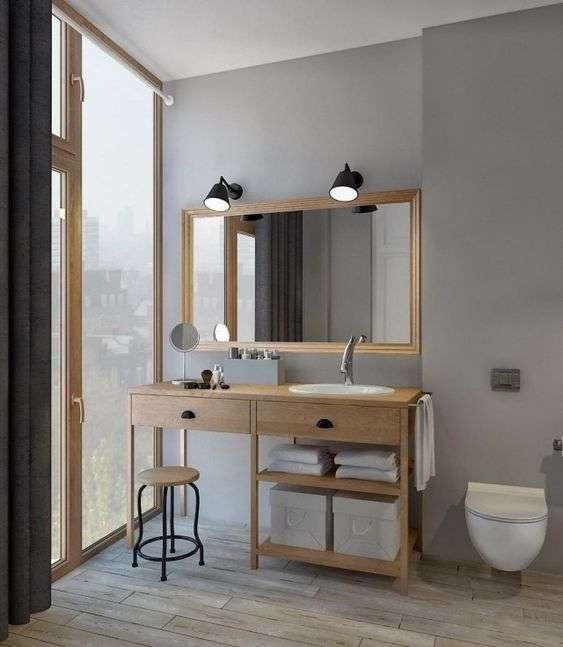 Autonomous bathroom vanity