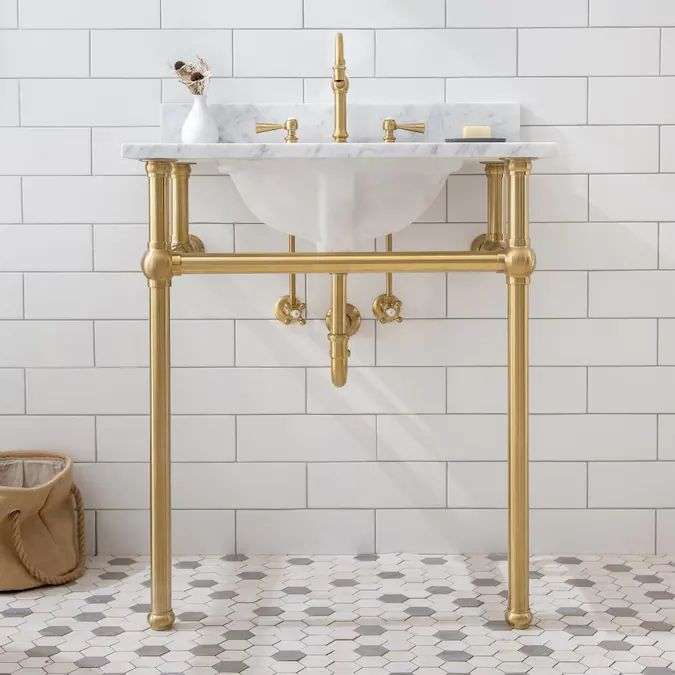Console bathroom vanity 