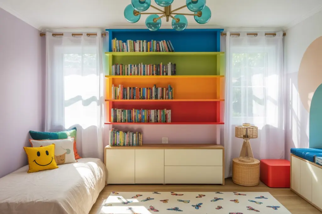 Colors in a kid's bedroom
