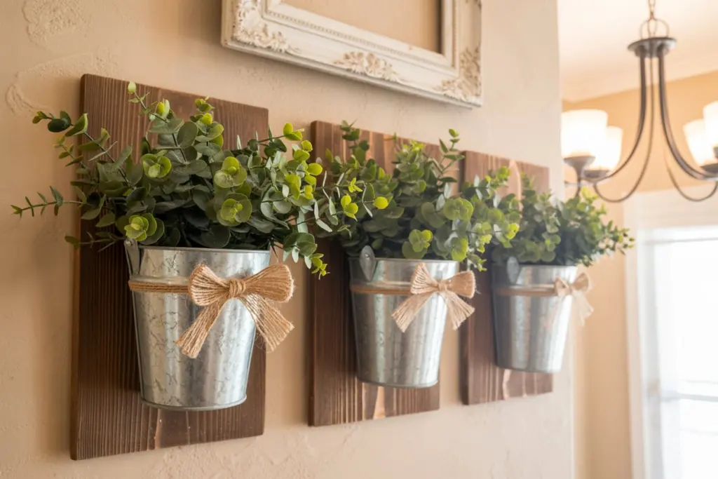 Metal in rustic style