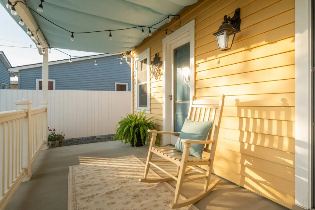 concrete front porch floor