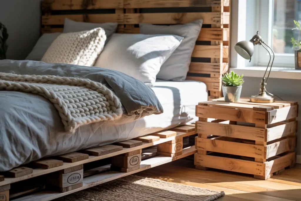 Bedroom Decoration: 9 tips to follow for an amazing one 17 Pallets bed base