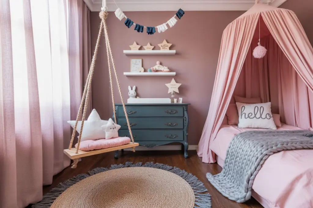fairy tale themed kid's room