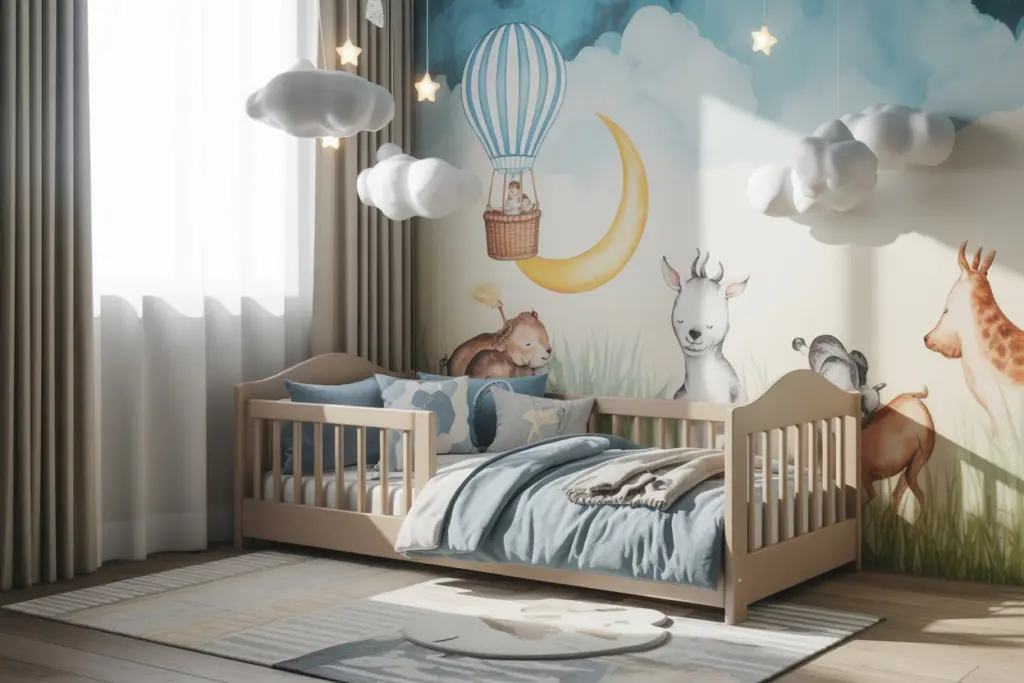 Jungle themed kid's room