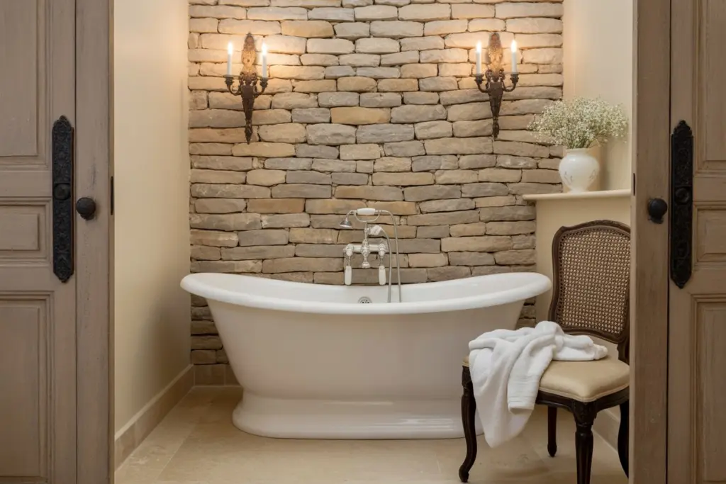 Stone in rustic style