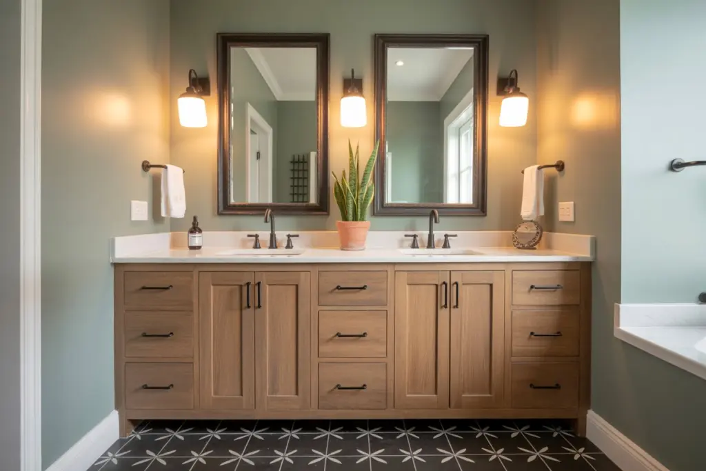 Farmhouse bathroom vanity 