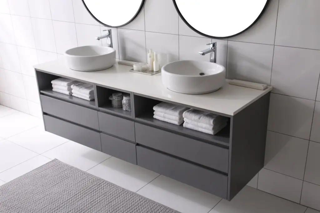 Particleboard, & vanity sink cabinets