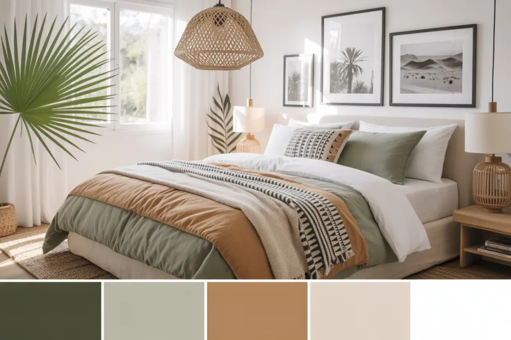 Bohemian style colors