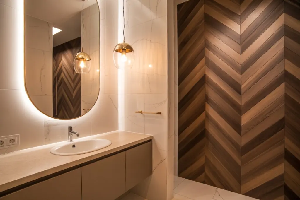 Adopt the right lighting in the bathroom
