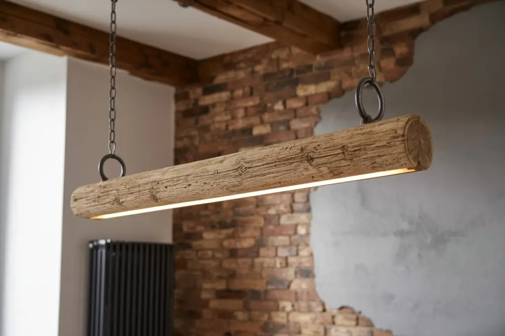 Lighting of the rustic style 