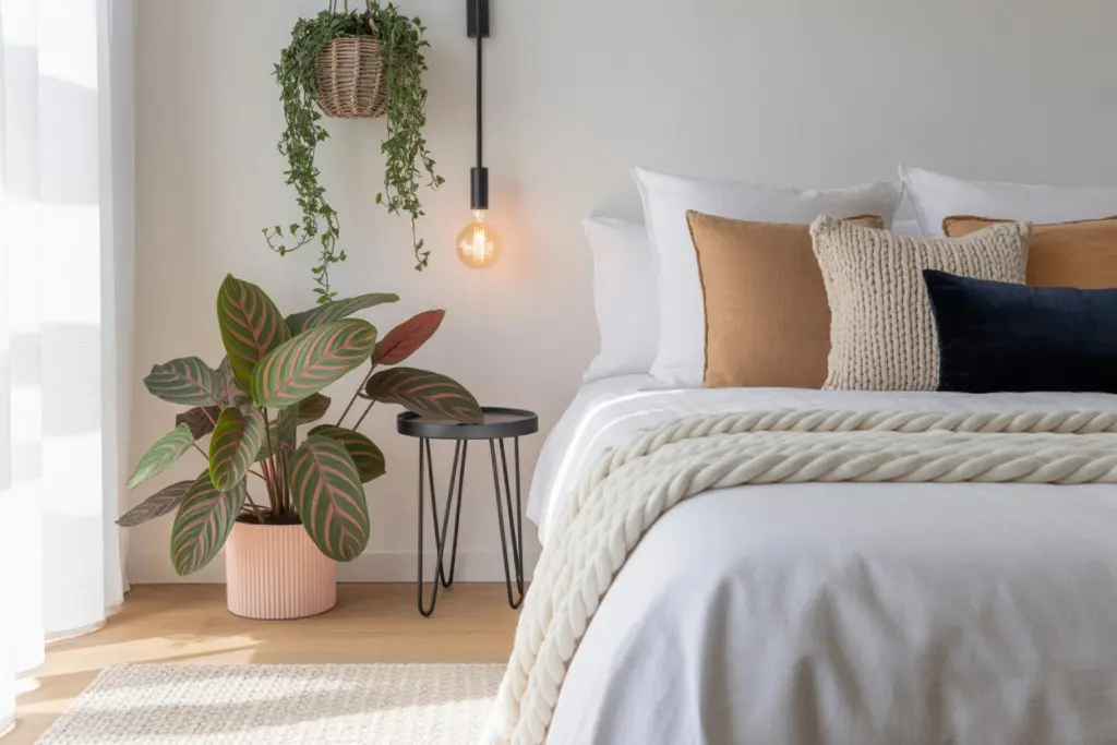Bedroom Decoration: 9 tips to follow for an amazing one 6 Surround yourself with green plants