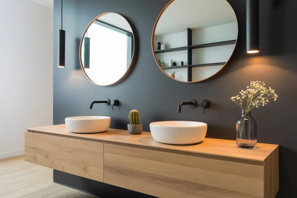 Floating bathroom vanity