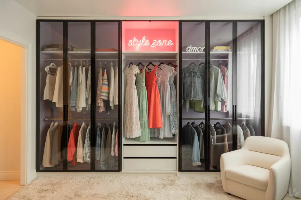 Teenager's room: 12 tips for an amazing design 10 Install a large dressing room