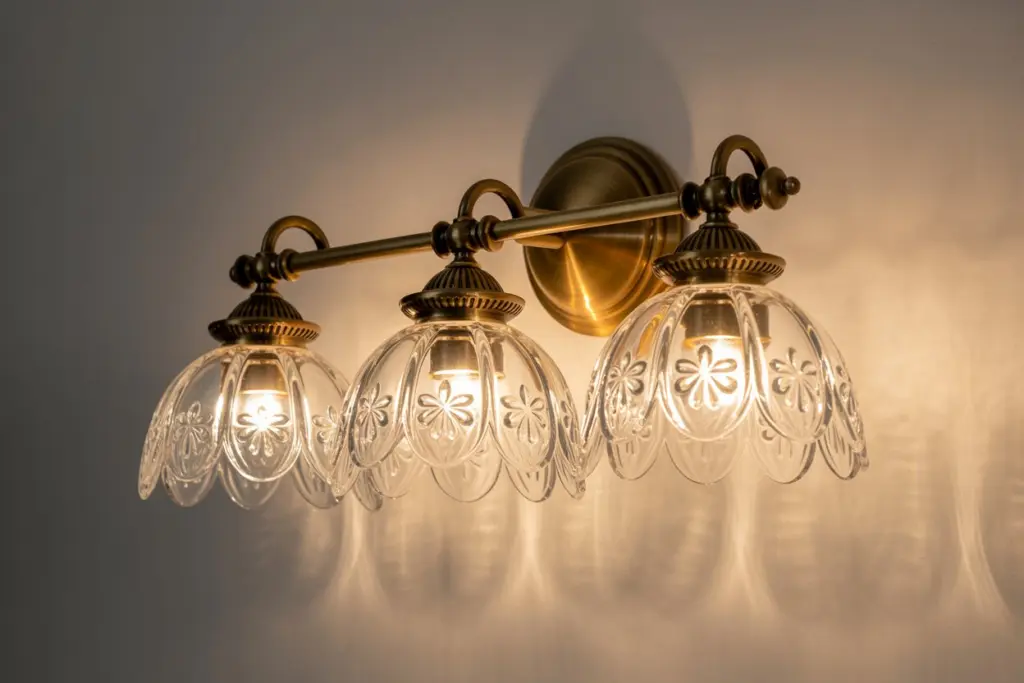 Vintage Fixtures and Hardware in Farmhouse Style Bathrooms