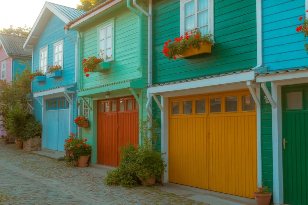 Wooden houses