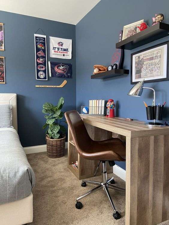 What decor for the teenage boy's room?
