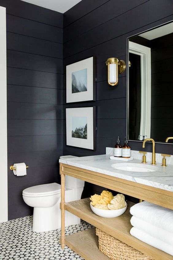 Transitional Style: Small Bathroom Design Inspiration