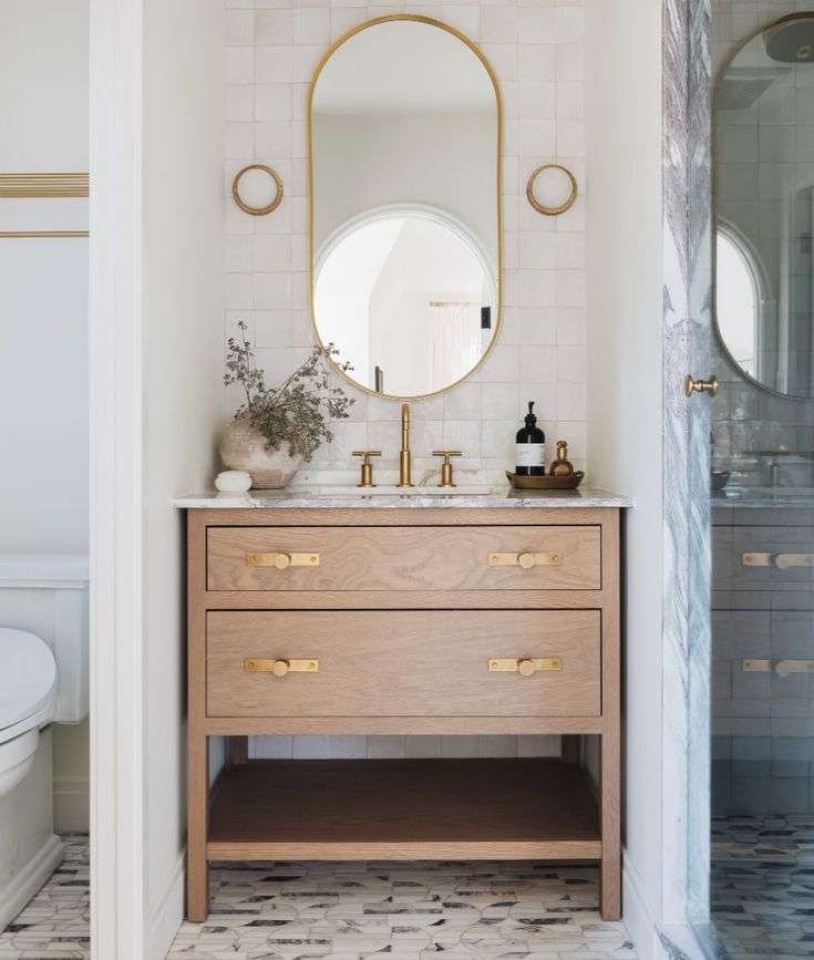 The size of the vanity in bathroom design