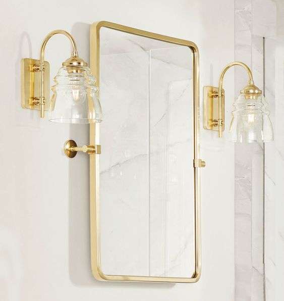 The surface of the bathroom
