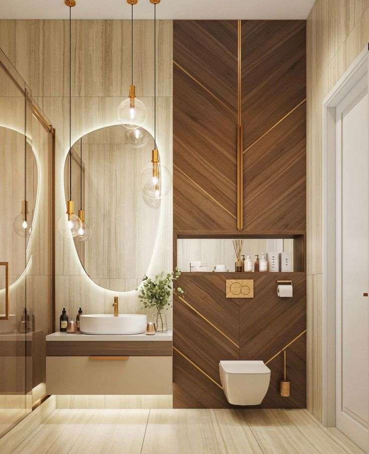 Adopt the right lighting in the bathroom