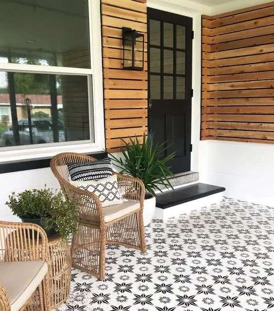 porcelain or ceramic tiles