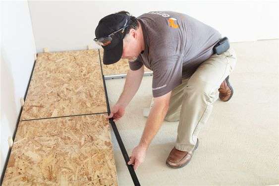 Basement floor insulation 