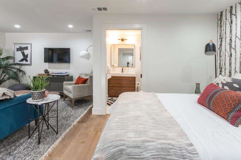 Converting a basement into a self-contained studio