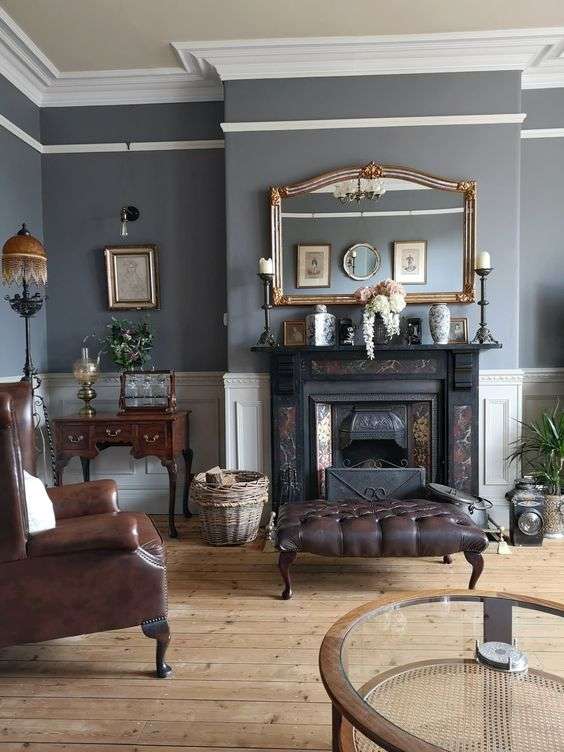 Victorian style living room