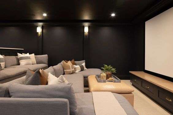 Converting a basement into a cinema