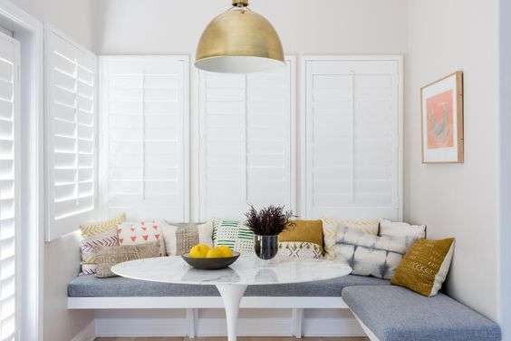 Don't forget to add texture to your breakfast area