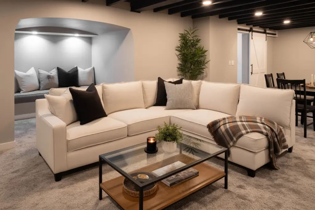 How to create a chic and functional Basement? 7 Ensure comfortable ceiling height