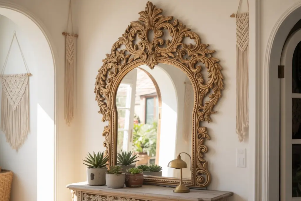 10 professional tips for hallway design and decoration 8 Huge mirror in hallway