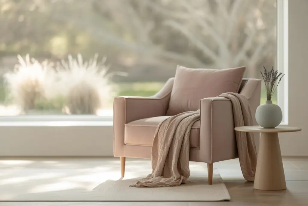 Minimalist House design: 7 amazing step action plan 10 Minimalist house design pink living room