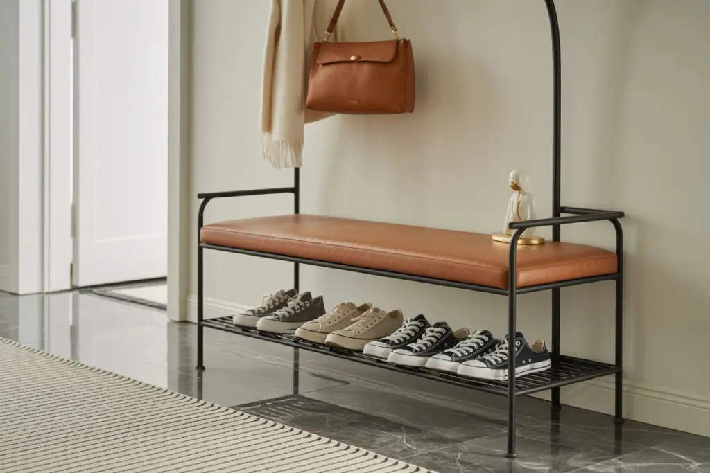 Entryway clothes racks 