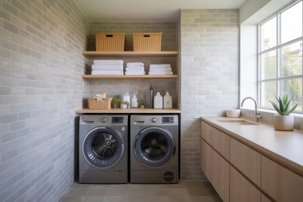 How to create a chic and functional Basement? 6 laundry room
