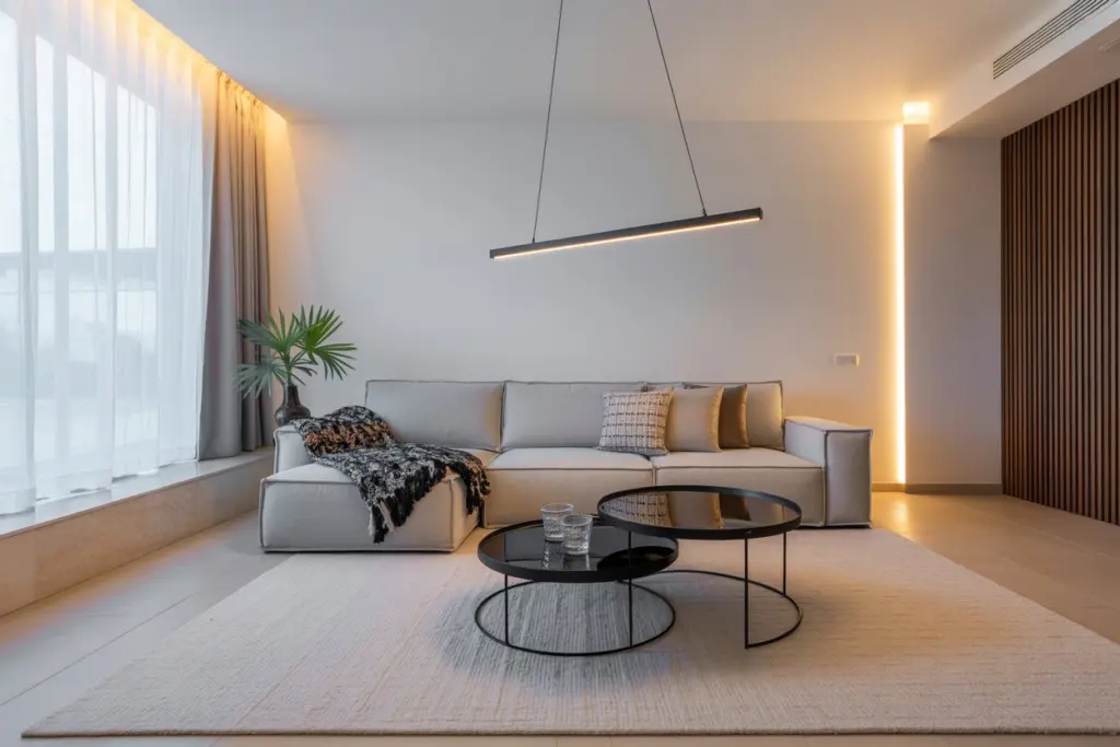 Metal touches in decoration