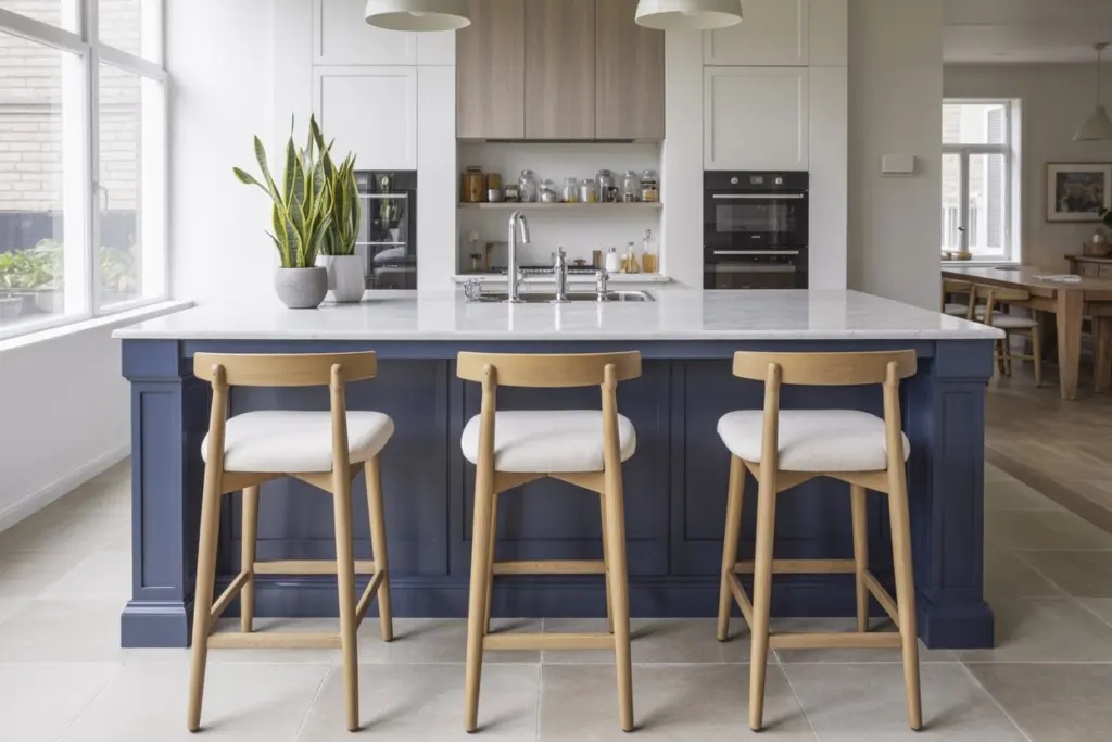 Kitchen Island: everything you need to know before taking the plunge 5 What distance you should keep between the countertop and the central island?