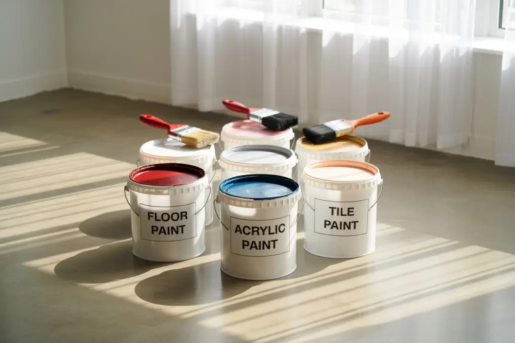 Types of floor paint