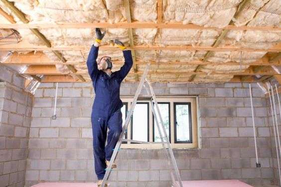 Basement ceiling insulation