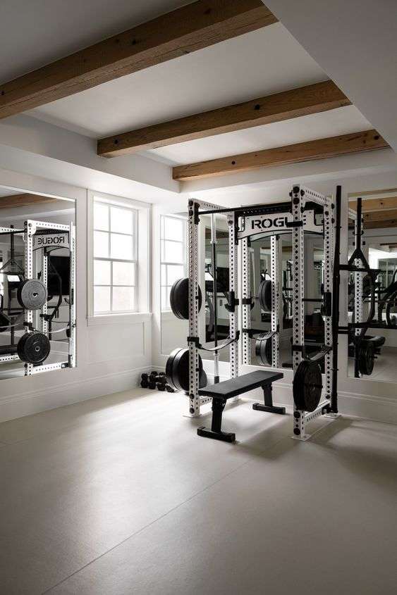 Converting a basement into a gym
