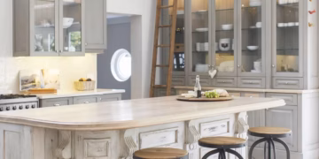 central kitchen island