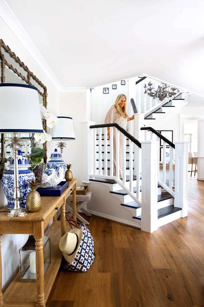 Hamptons interiors staircase