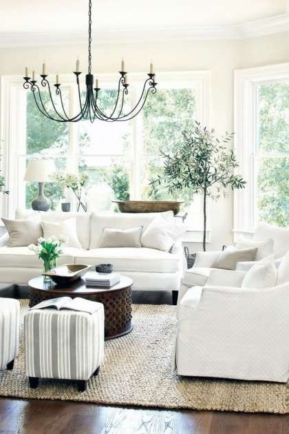Baroque lighting and woven materials for a chic and natural effect hamptons interiors