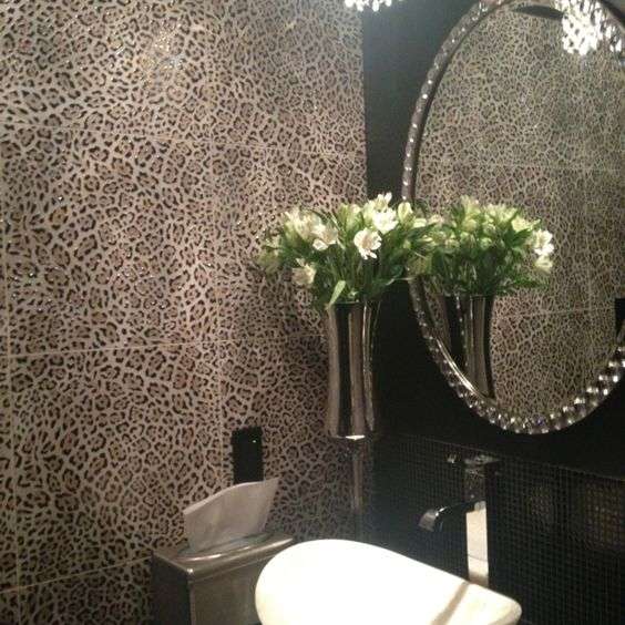 Animal printed tiles