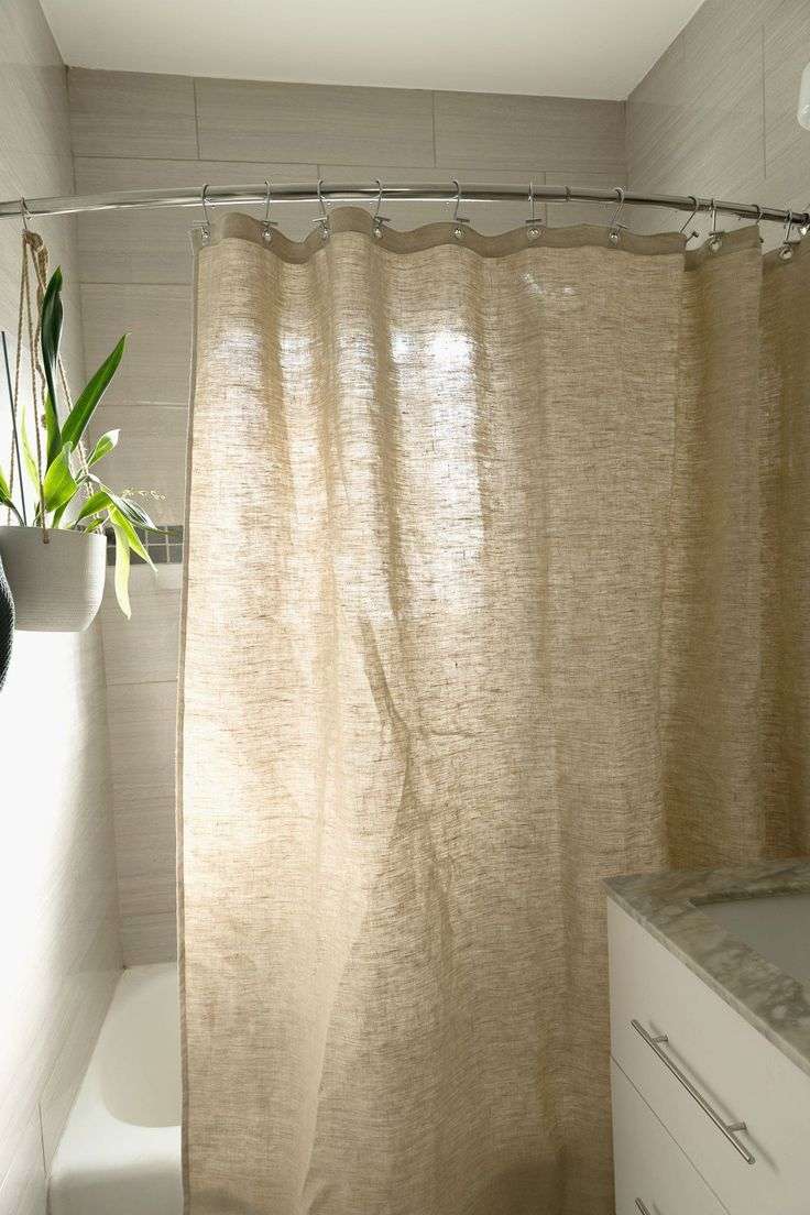 Hemp shower curtains 