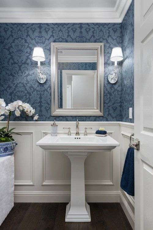 Classic powder room
