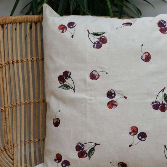 Red garden furniture