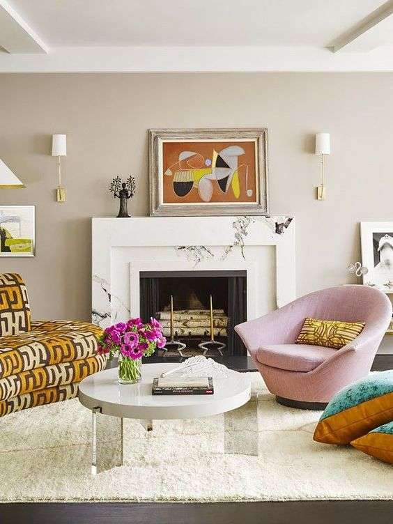 Consider the style of your room for fireplace decoration