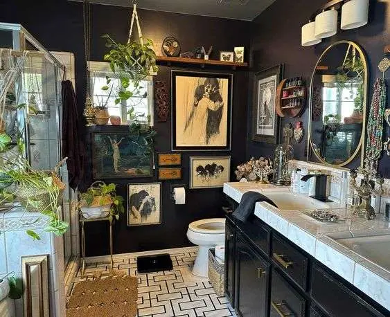 How to Embracing Eclectic Opulence to Maximalist Bathroom Decoration